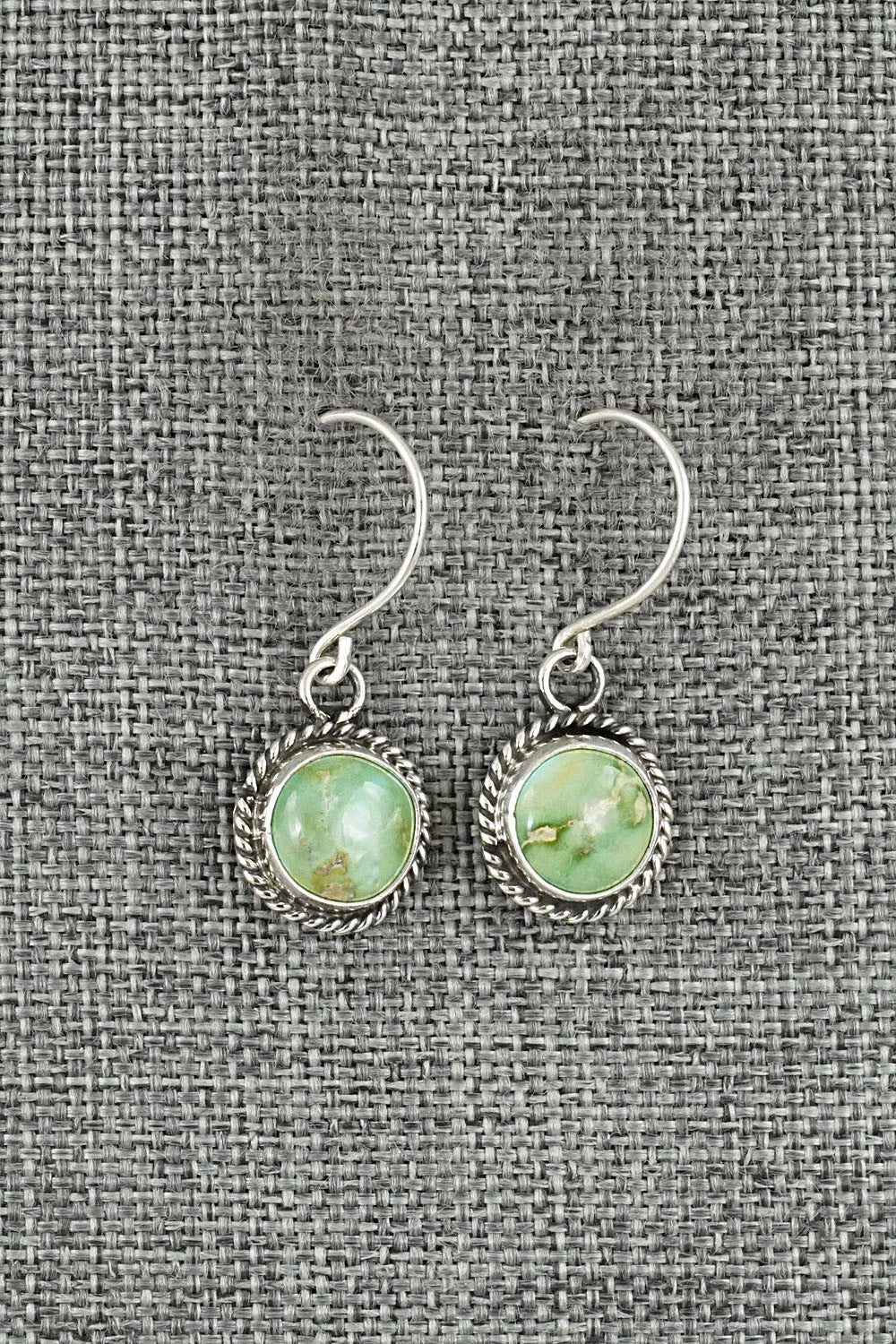 Turquoise & Sterling Silver Earrings - Rosemary Saunders