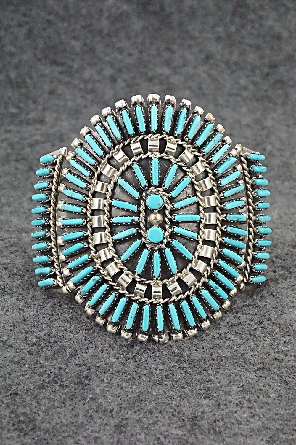 Turquoise & Sterling Silver Bracelet - Charlie John