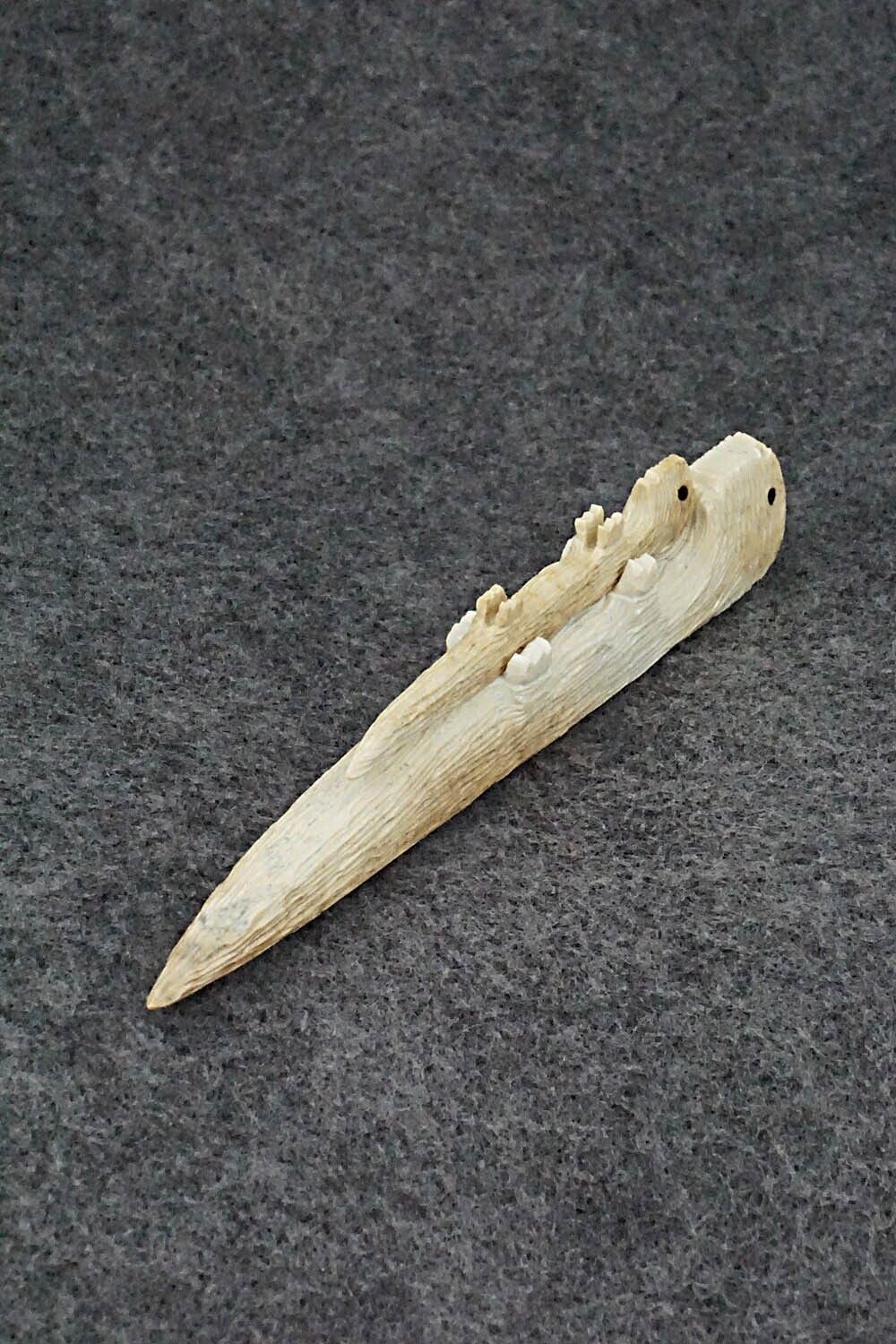 Otter and Cub Zuni Fetish Carving - Jesus Espino