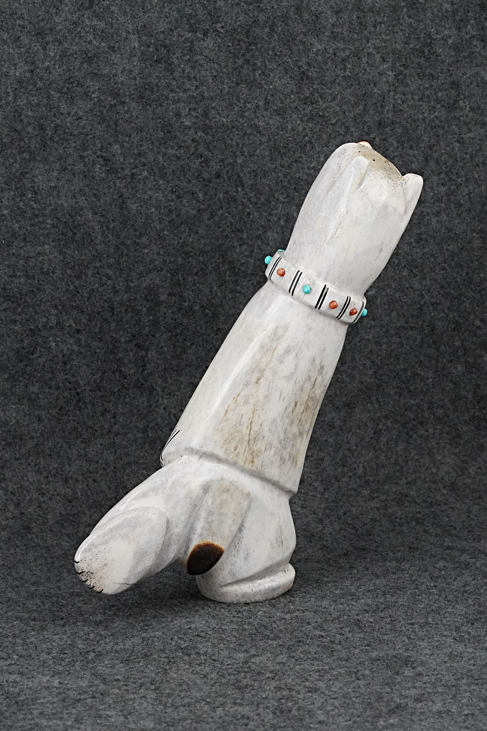 Dancing Bear Zuni Fetish Carving - Claudia Peina