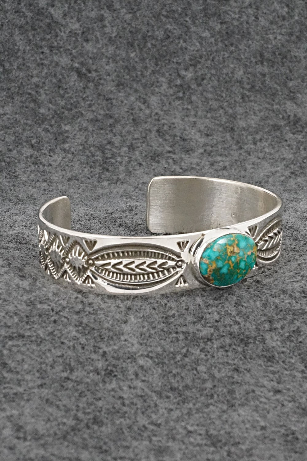 Turquoise & Sterling Silver Bracelet - Arnold Blackgoat