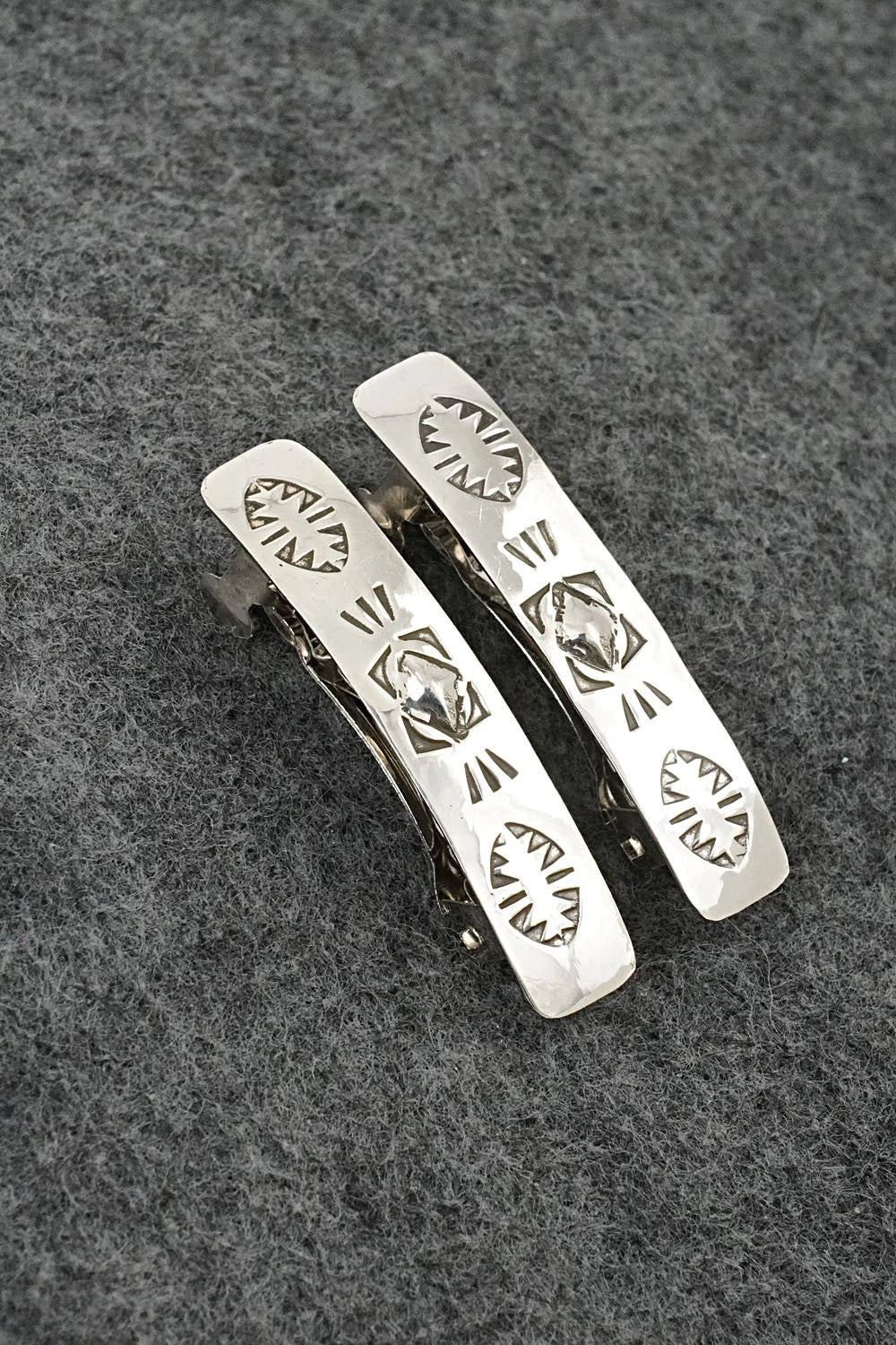 Sterling Silver Barrettes - Bertha Begay