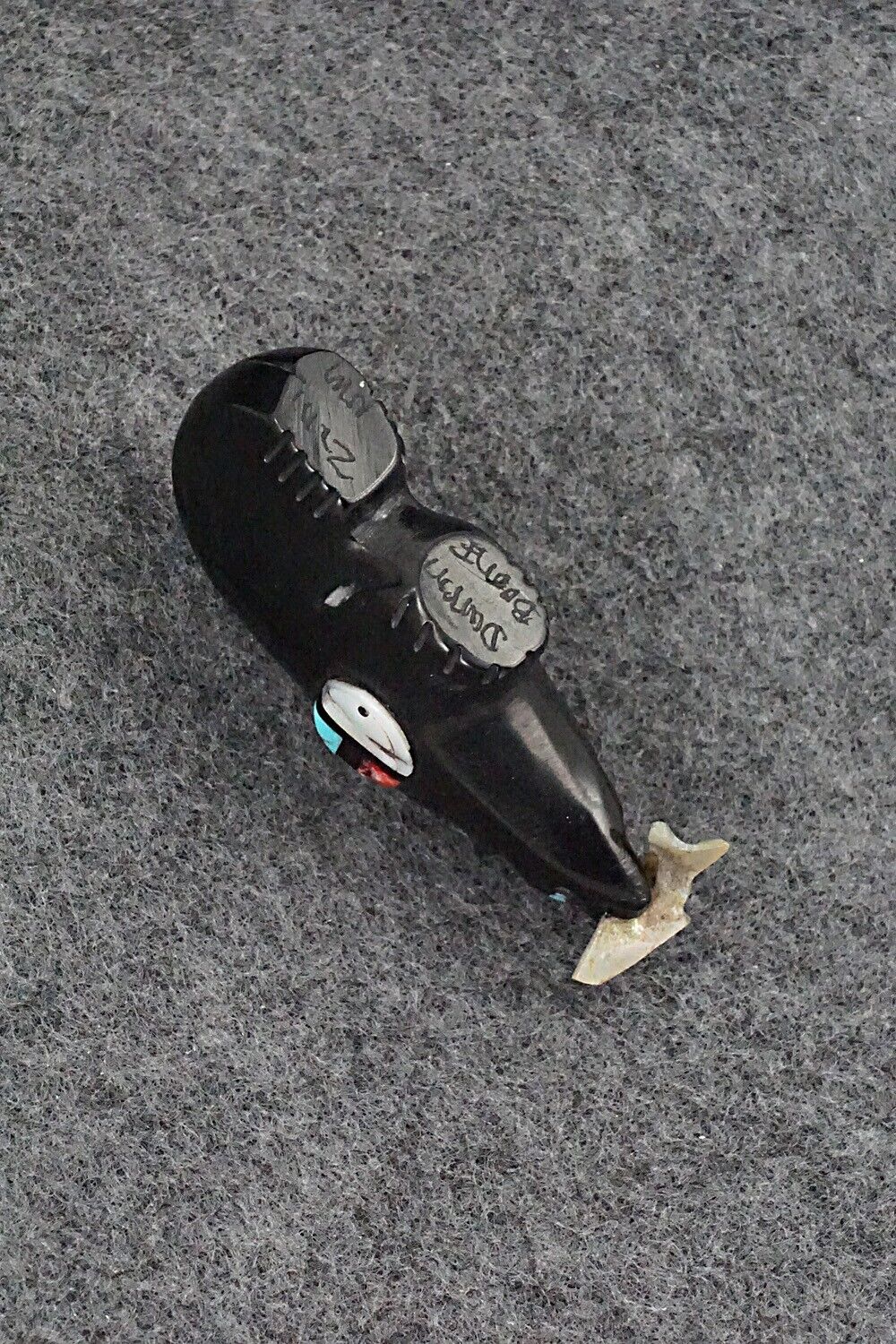 Bear with Fish Zuni Fetish Carving - Darrin Boone