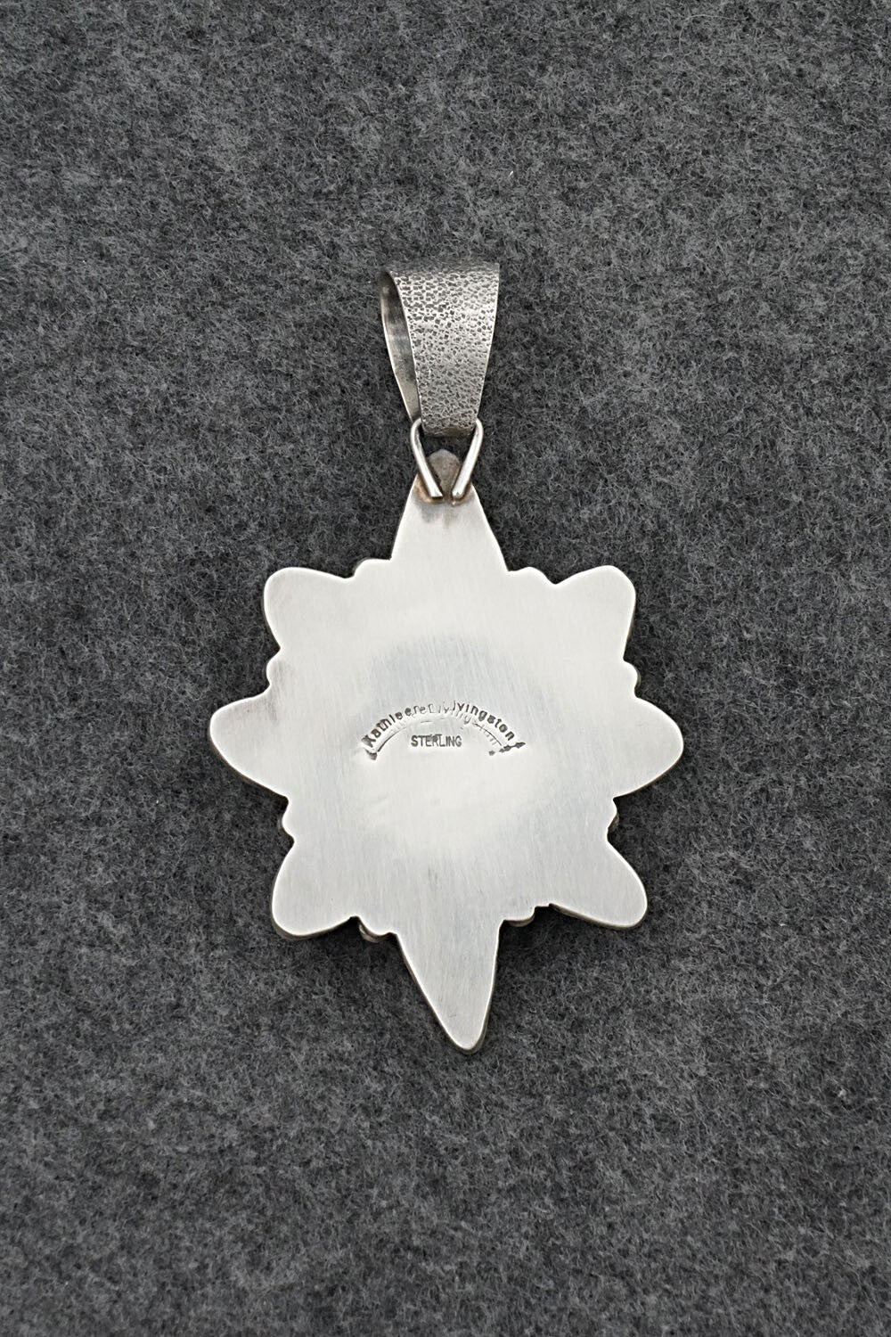Turquoise & Sterling Silver Pendant - Kathleen Livingston