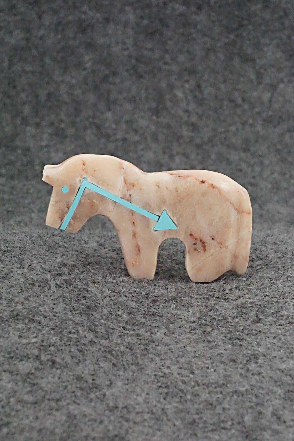 Horse Zuni Fetish Carving - Bernard Laiwakete