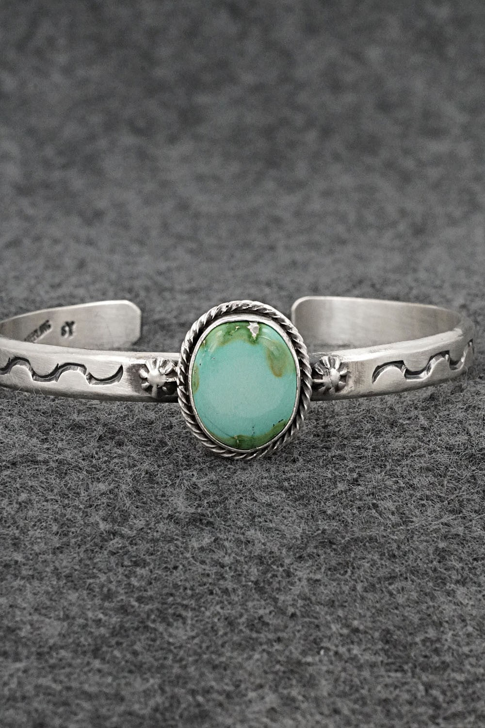 Turquoise & Sterling Silver Bracelet - Samuel Yellowhair