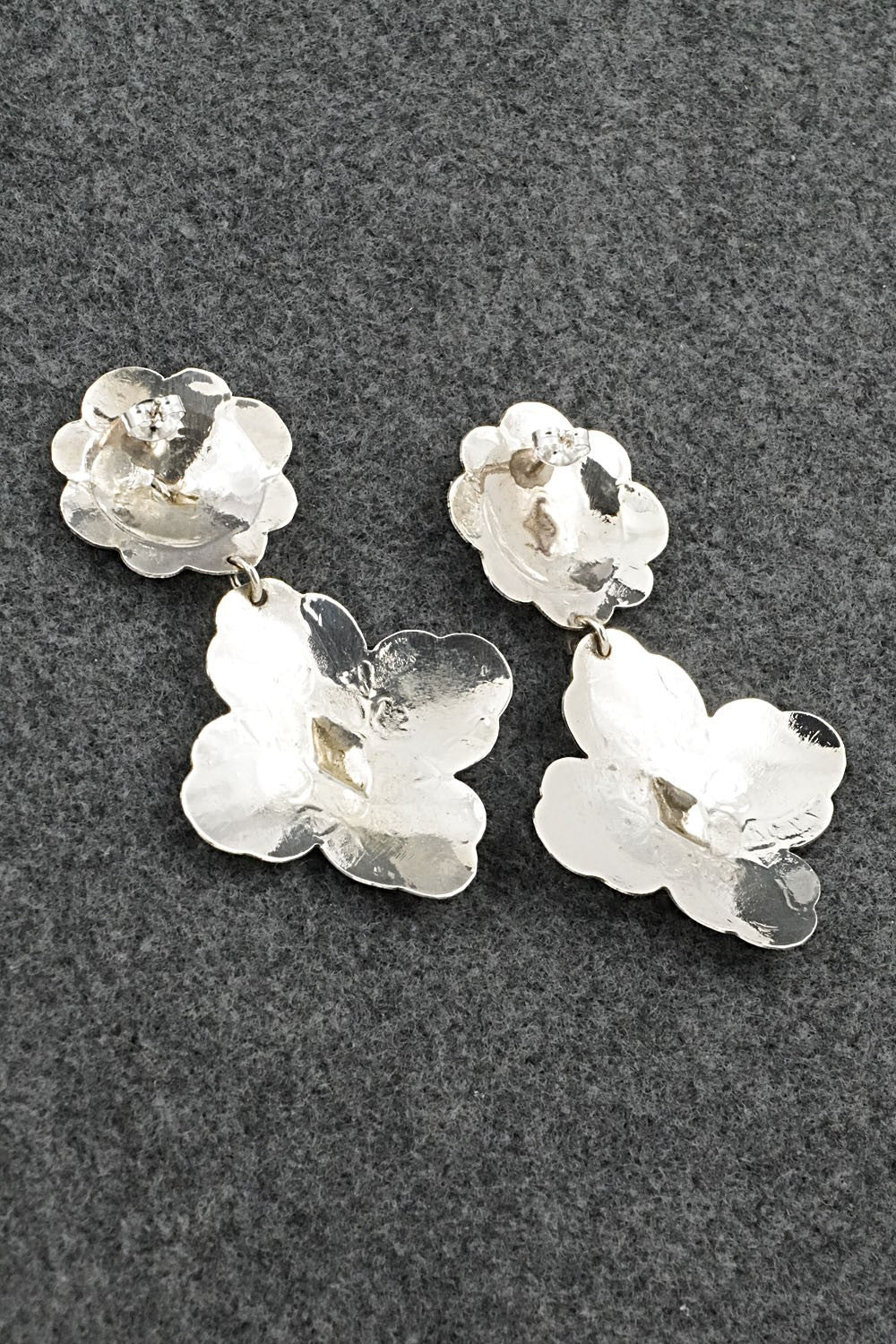 Sterling Silver Earrings - Bertha Begay