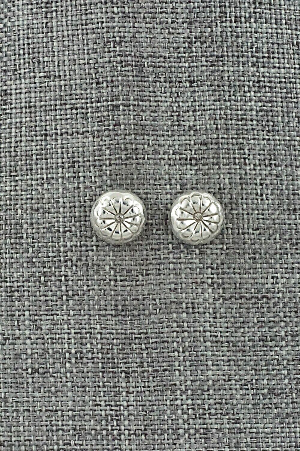 Sterling Silver Earrings - Marie Yazzie