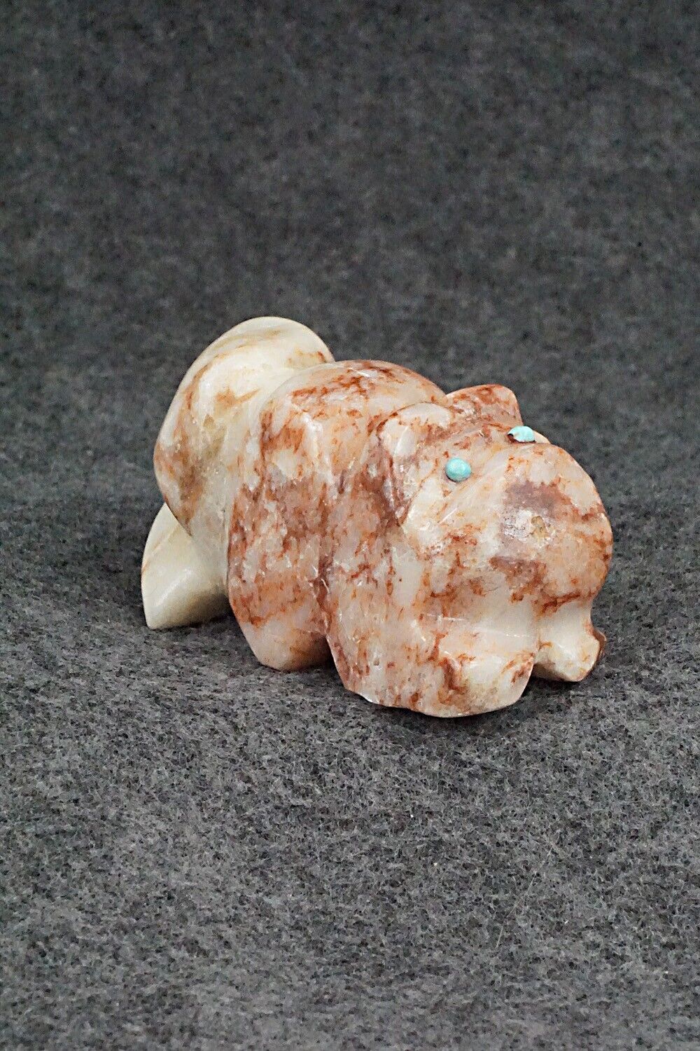 Wolf Zuni Fetish Carving - James Panteah