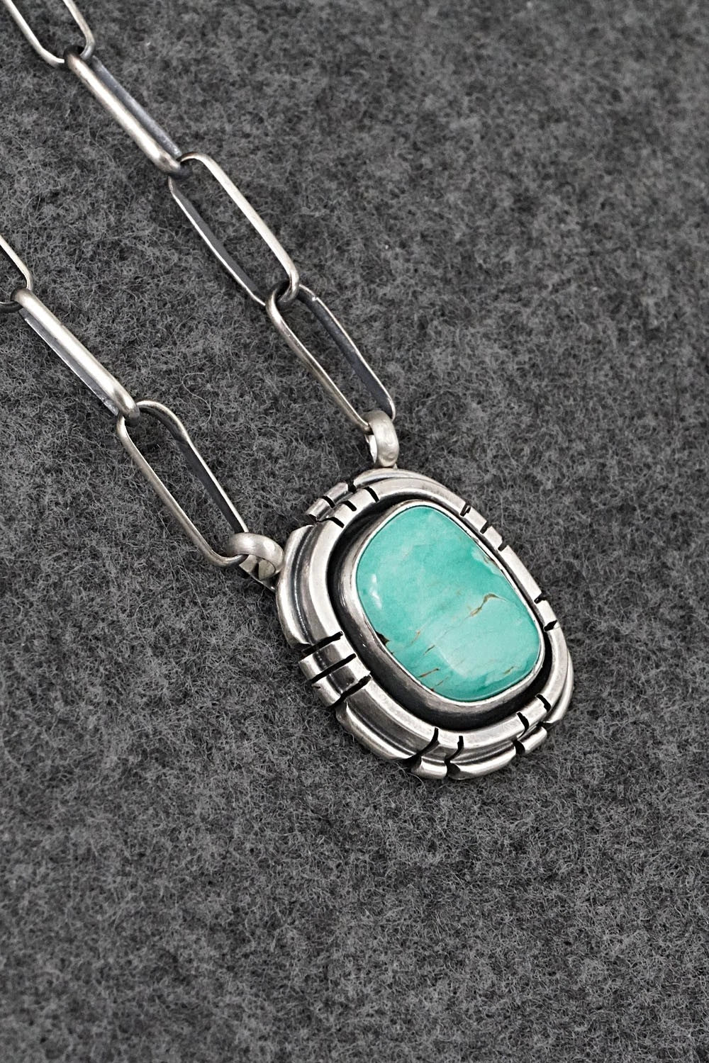 Turquoise & Sterling Silver Necklace - Daniel Benally