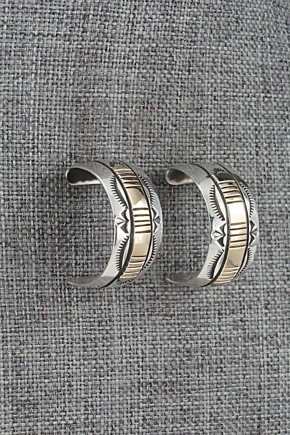 Sterling Silver & Gold Fill Hoop Earrings - Bruce Morgan