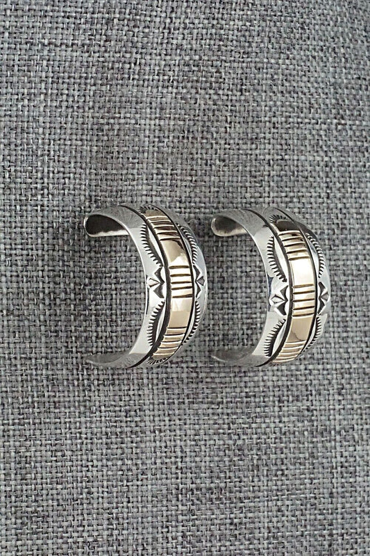Sterling Silver & Gold Fill Hoop Earrings - Bruce Morgan
