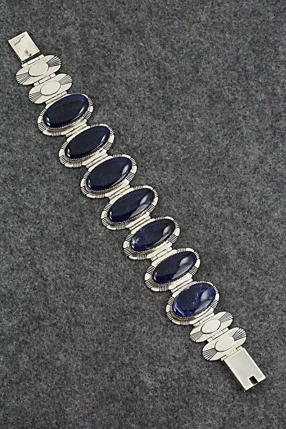 Sodalite & Sterling Silver Bracelet - Pat Bedoni