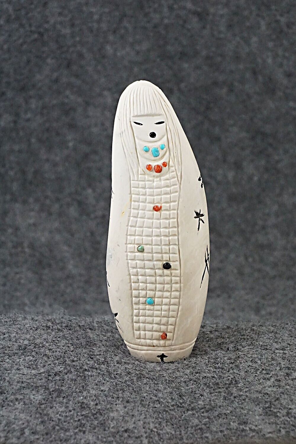 Corn Maiden Zuni Fetish Carving - Sandra Quandelacy