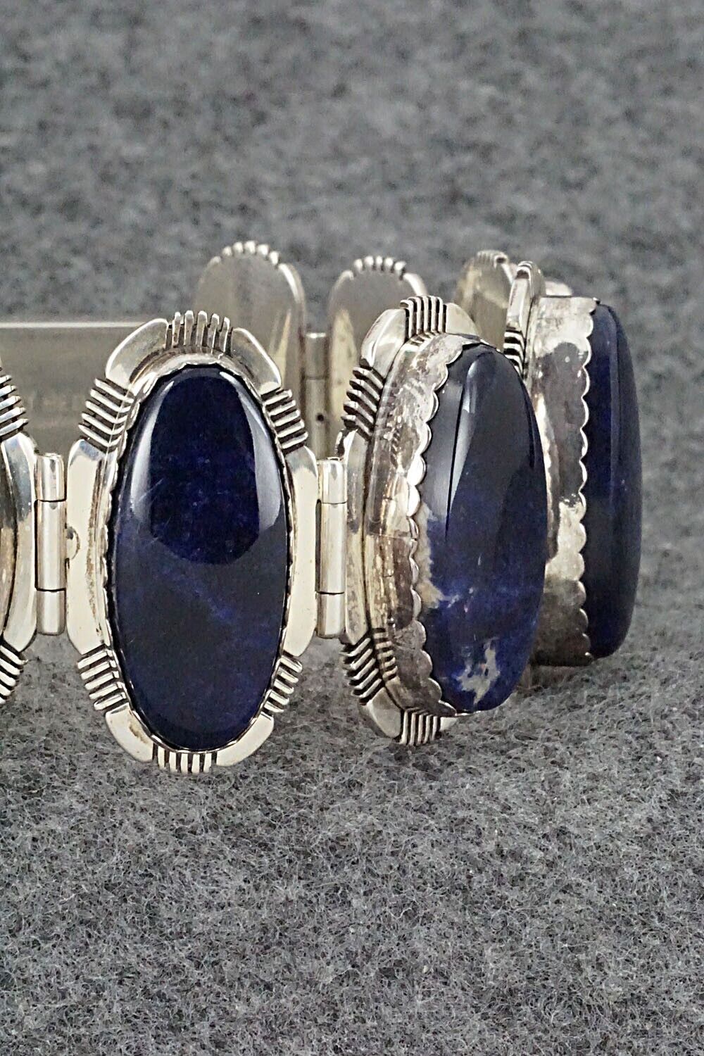 Sodalite & Sterling Silver Bracelet - Pat Bedoni