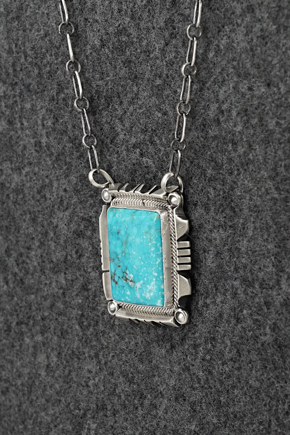 Turquoise & Sterling Silver Necklace - Daniel Benally