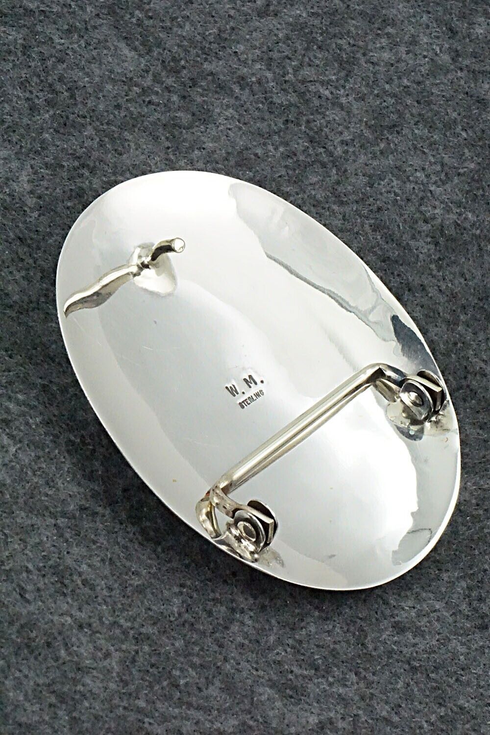Turquoise & Sterling Silver Belt Buckle - Wilbert Muskett Sr.