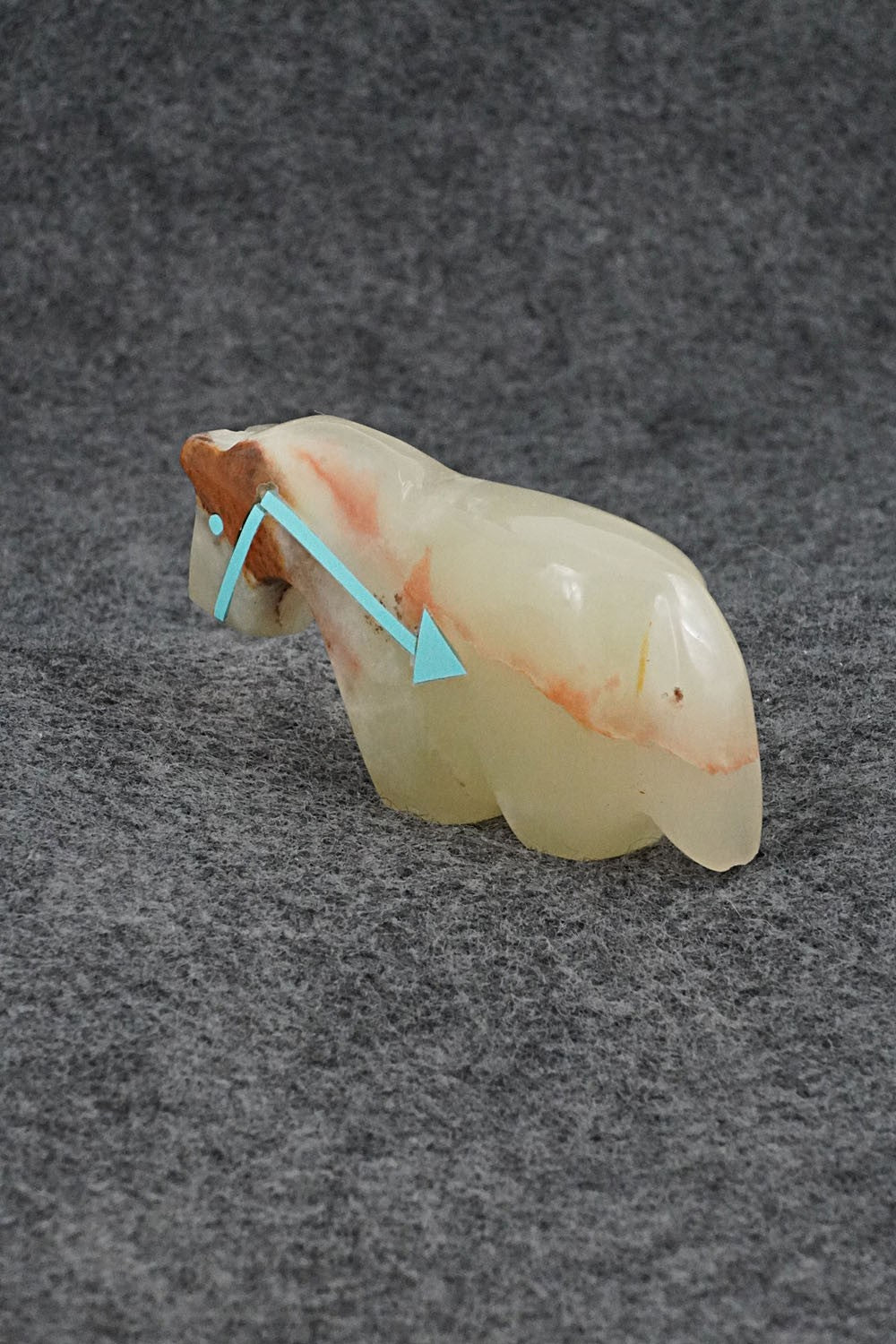 Horse Zuni Fetish Carving - Bernard Laiwakete