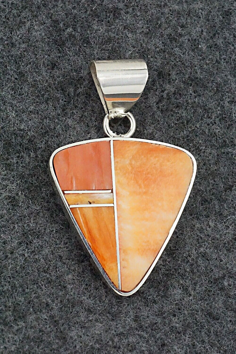 Spiny Oyster & Sterling Silver Pendant - Harold Smith