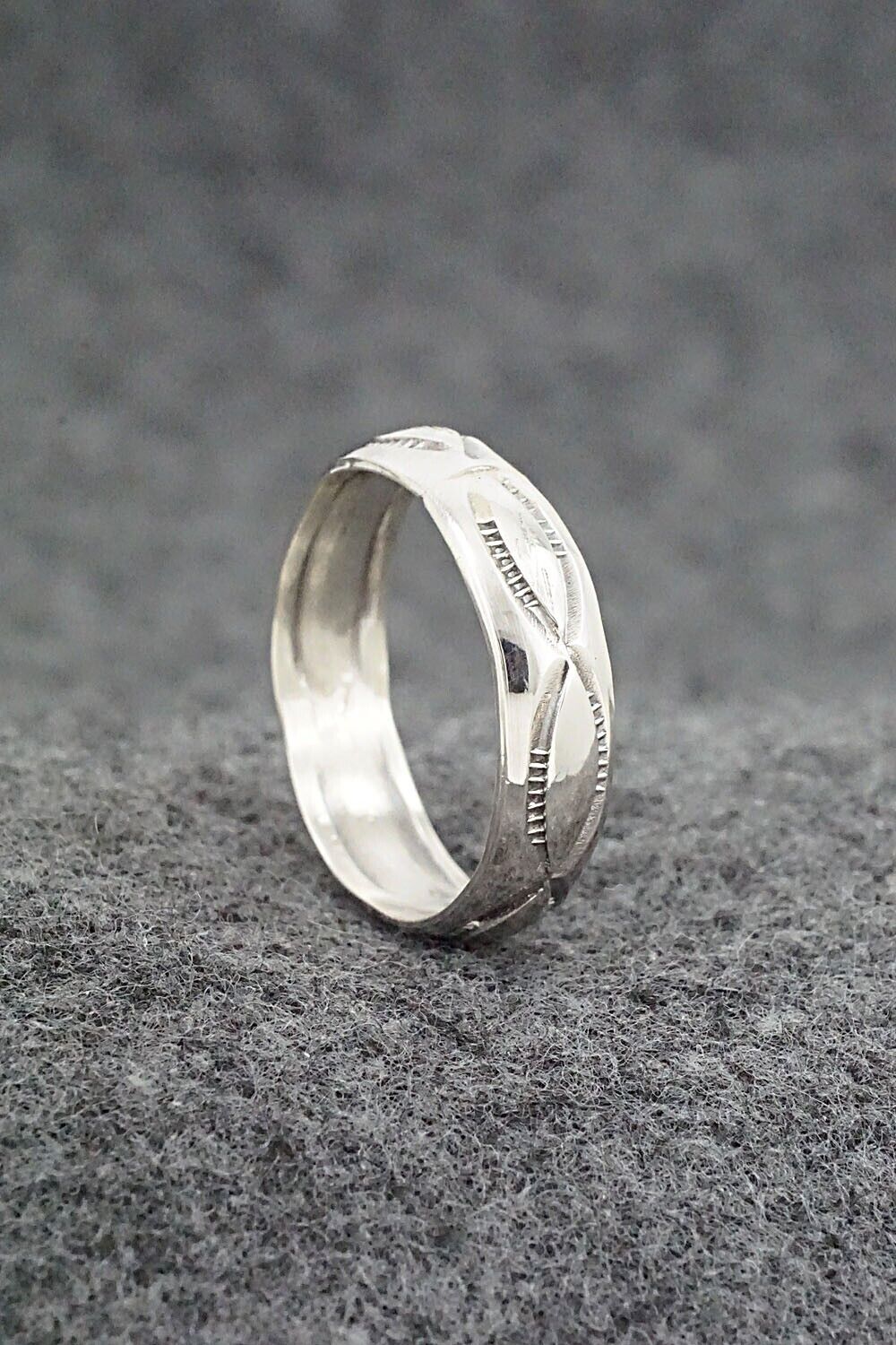 Sterling Silver Ring - Elaine Tahe - Size 10.5