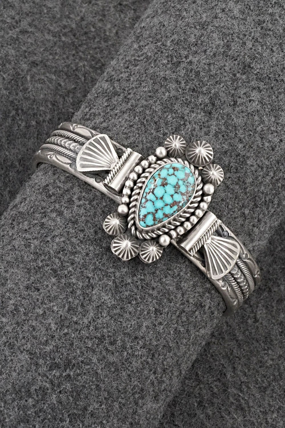 Turquoise & Sterling Silver Bracelet - Michael Calladitto