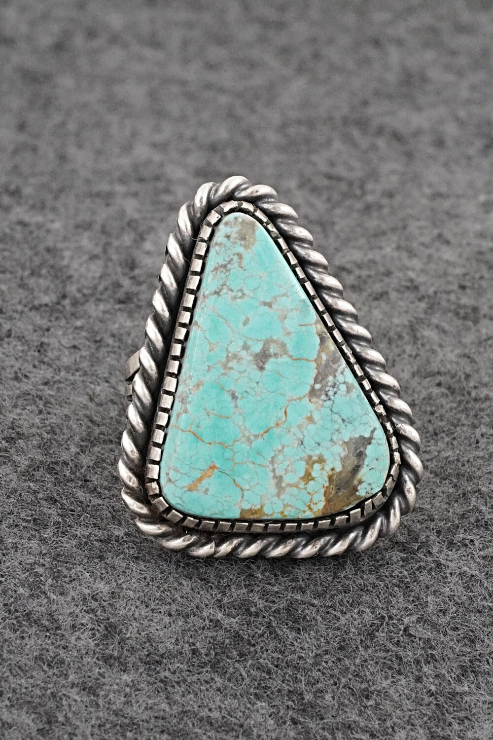 Turquoise & Sterling Silver Ring - Marita Benally - Size 9
