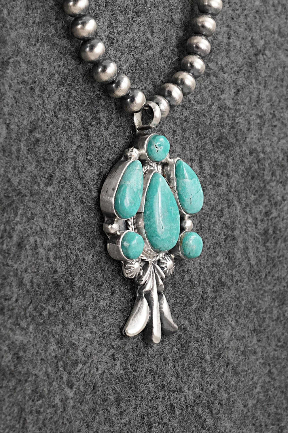 Turquoise & Sterling Silver Necklace - Bobby Platero