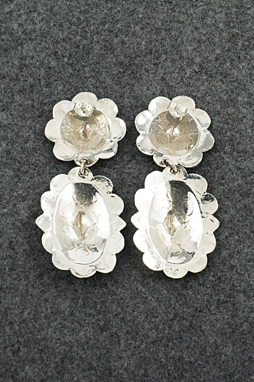 Sterling Silver Earrings - Bertha Begay
