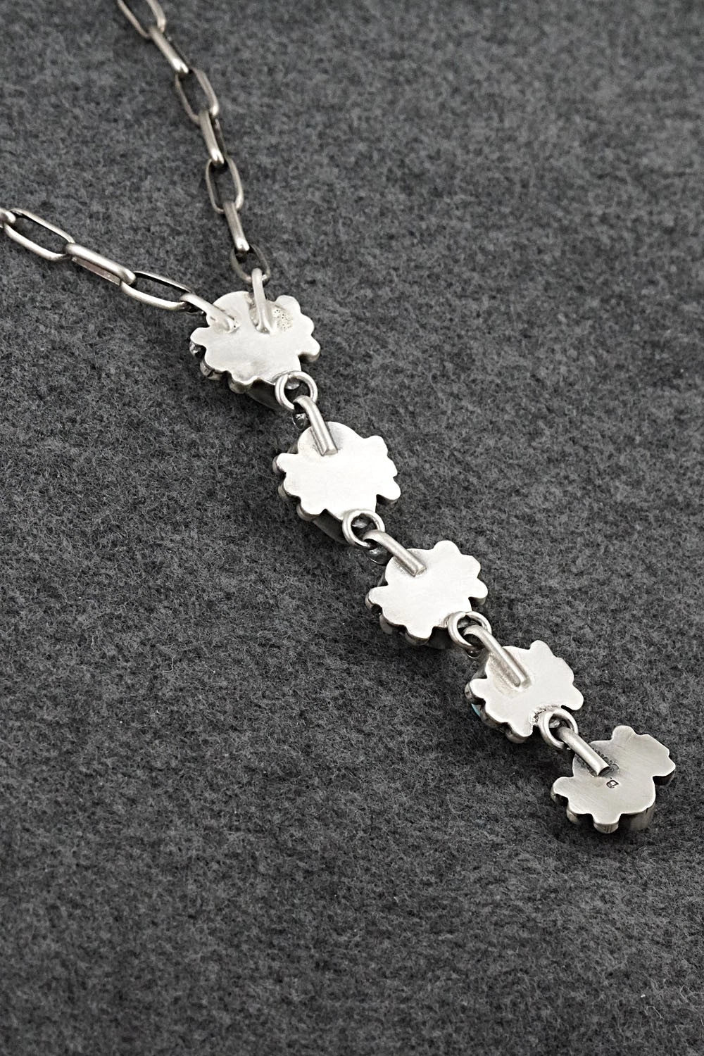 Turquoise & Sterling Silver Necklace - Bobby Johnson