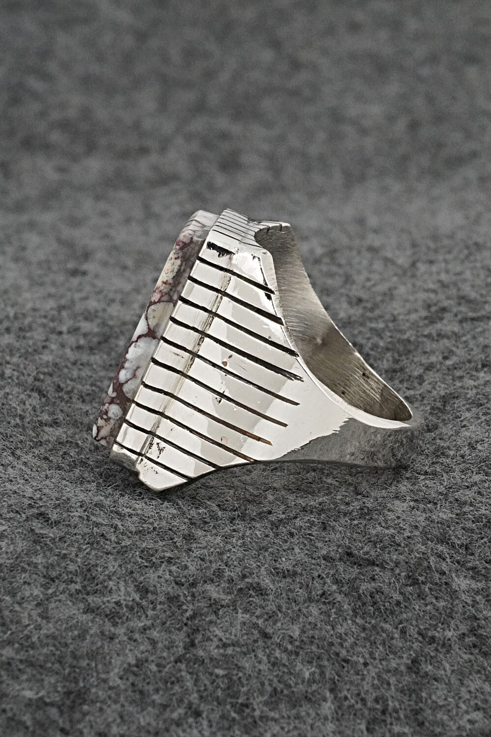 Wild Horse & Sterling Silver Ring - Trevor Jack - Size 10