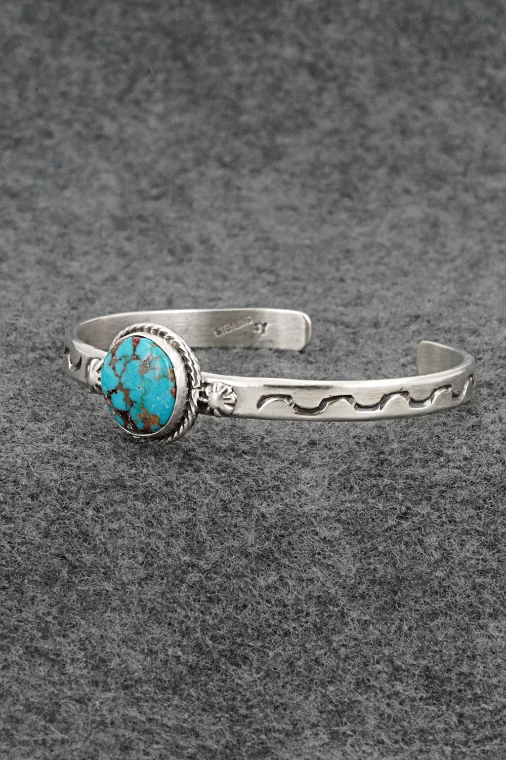Turquoise & Sterling Silver Bracelet - Samuel Yellowhair