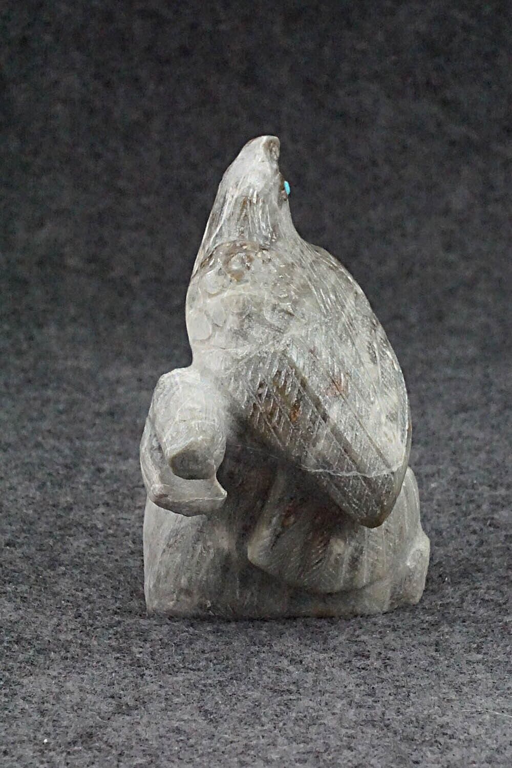 Quail Zuni Fetish Carving - Derrick Kaamasee