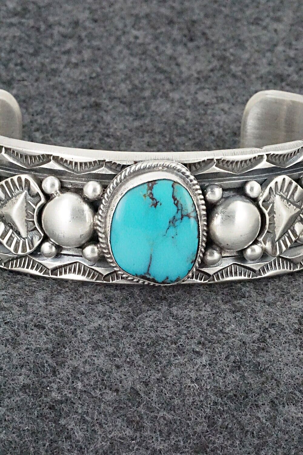 Turquoise & Sterling Silver Bracelet - Roland Dixson