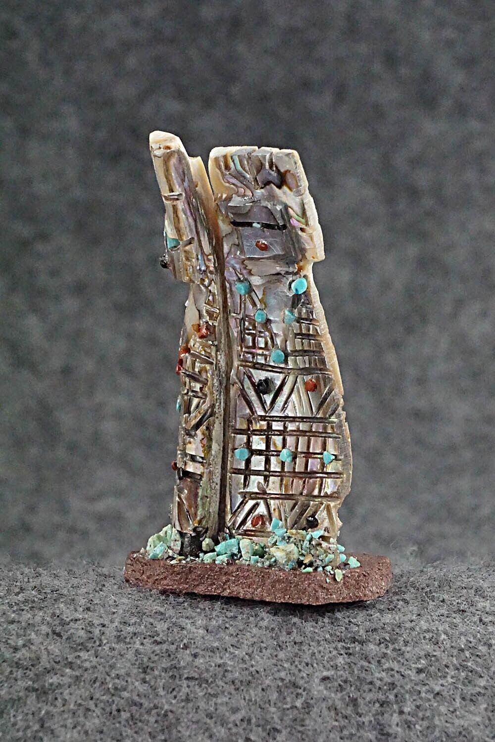 Corn Maiden Zuni Fetish Carving - Carl Etsate