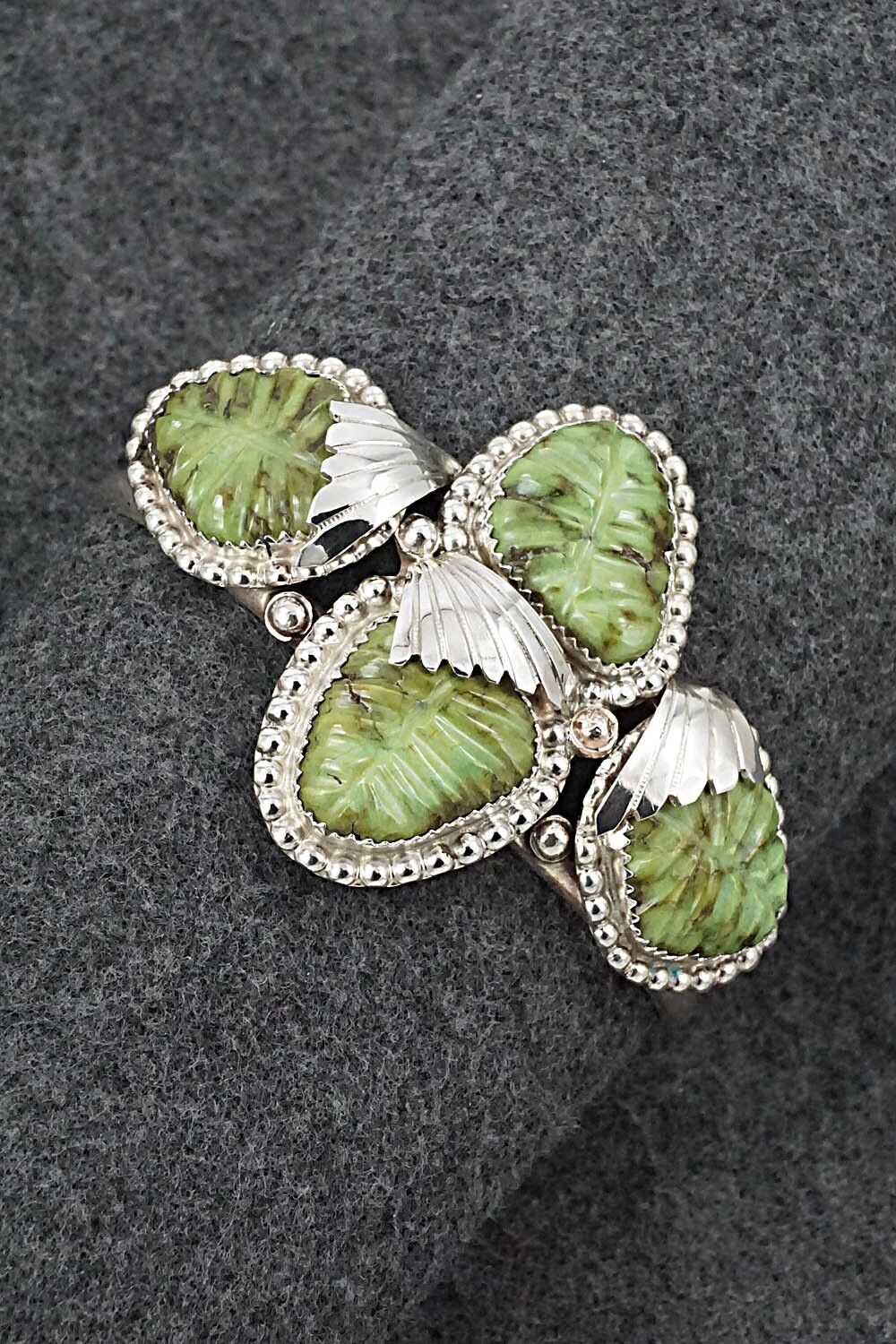 Turquoise & Sterling Silver Bracelet - Lyolita Tsattie