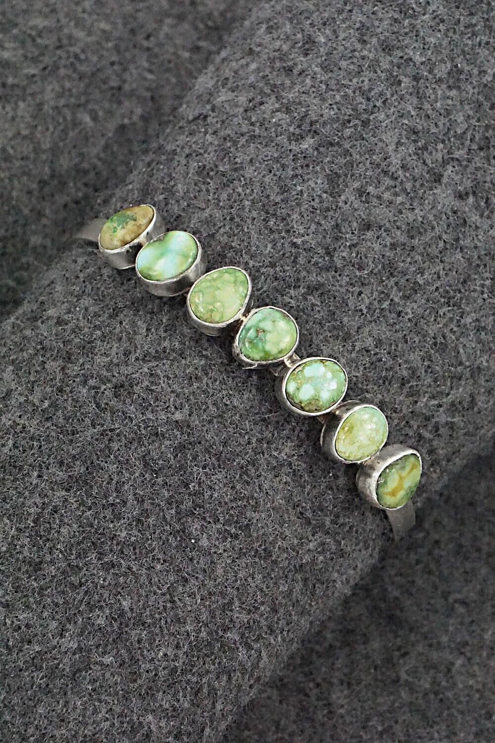 Turquoise & Sterling Silver Bracelet - Tom Lewis