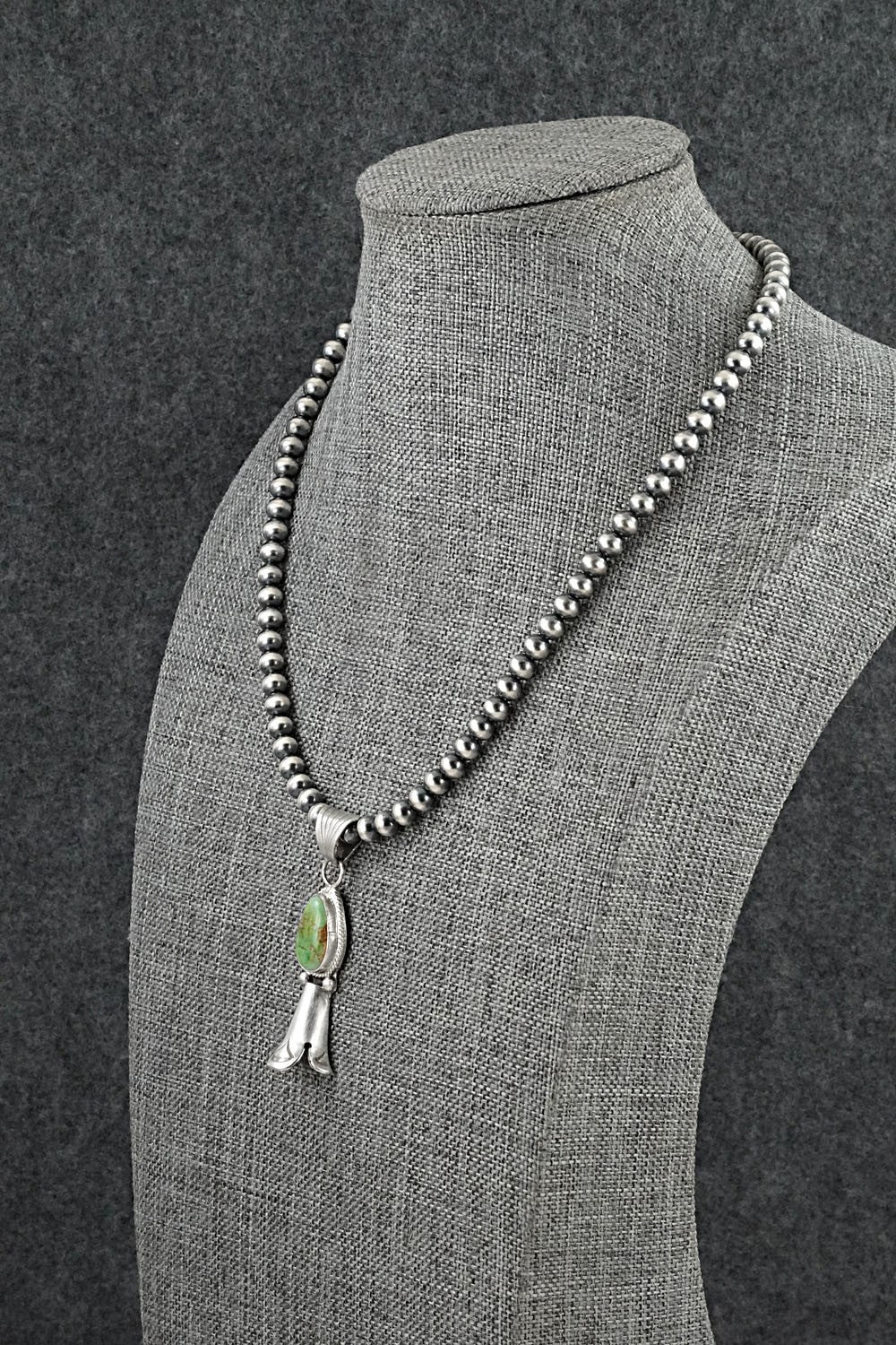 Turquoise & Sterling Silver Necklace - Samuel Yellowhair