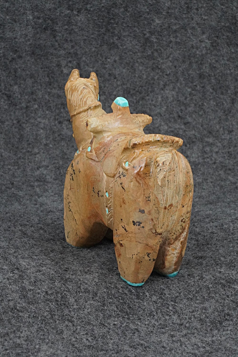 Horse Zuni Fetish Carving - Freddie Leekya