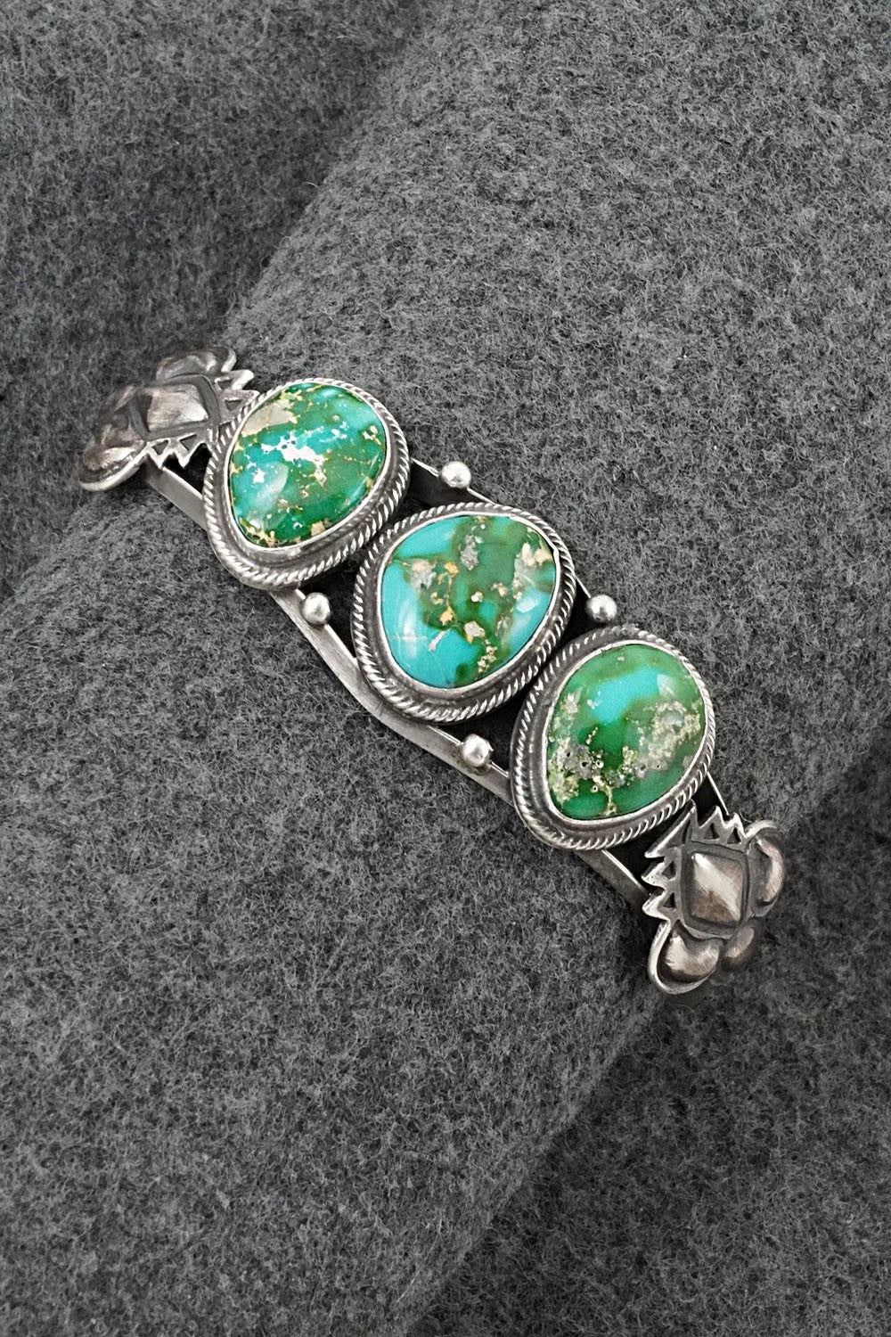 Turquoise & Sterling Silver Bracelet - Sharon McCarthy
