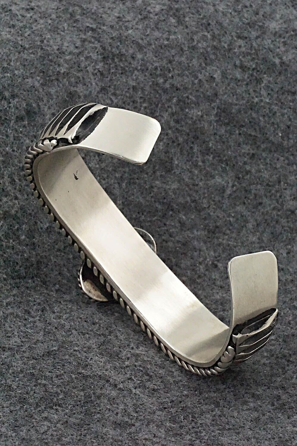 Turquoise & Sterling Silver Bracelet - Leander Tahe