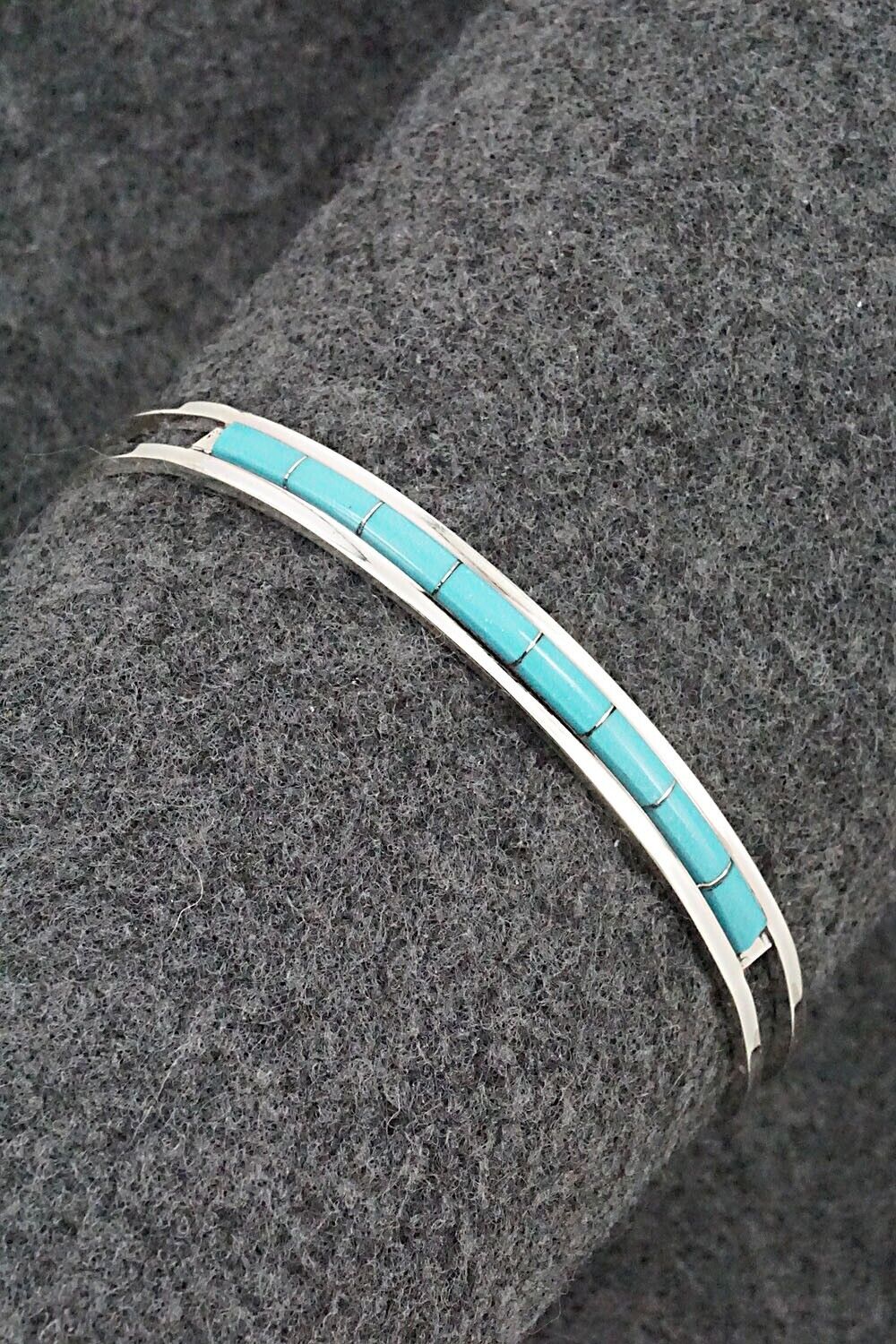 Turquoise & Sterling Silver Bracelet - Anson Wallace