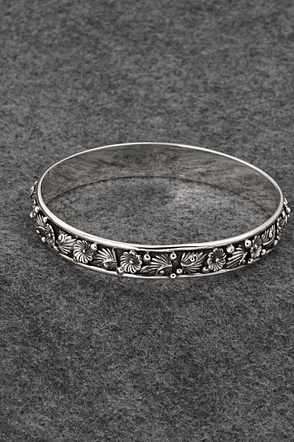Sterling Silver Bangle Bracelet - Sadie Jim
