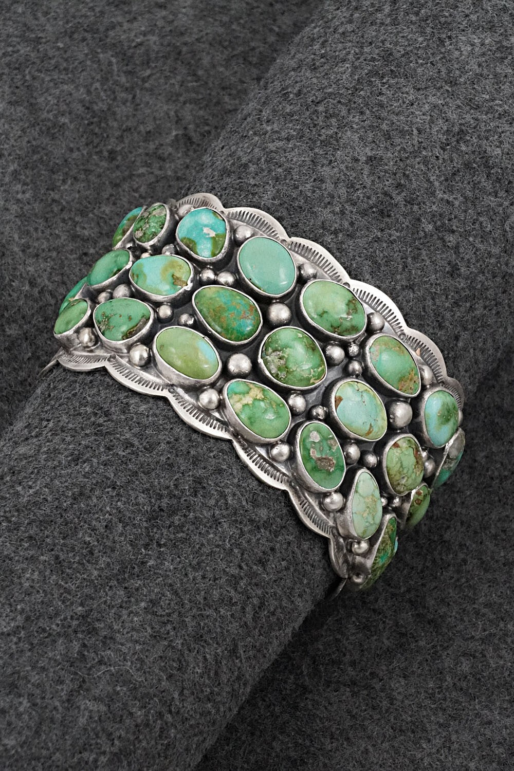 Turquoise & Sterling Silver Bracelet - Tom Lewis
