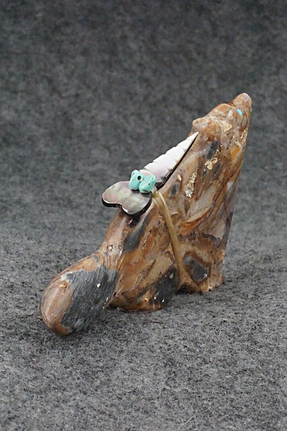 Wolf Zuni Fetish Carving - Daphne Quam