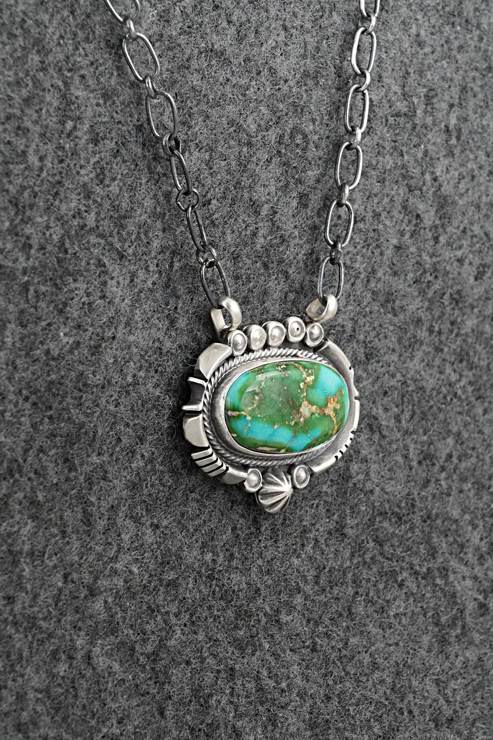 Turquoise & Sterling Silver Necklace - Daniel Benally