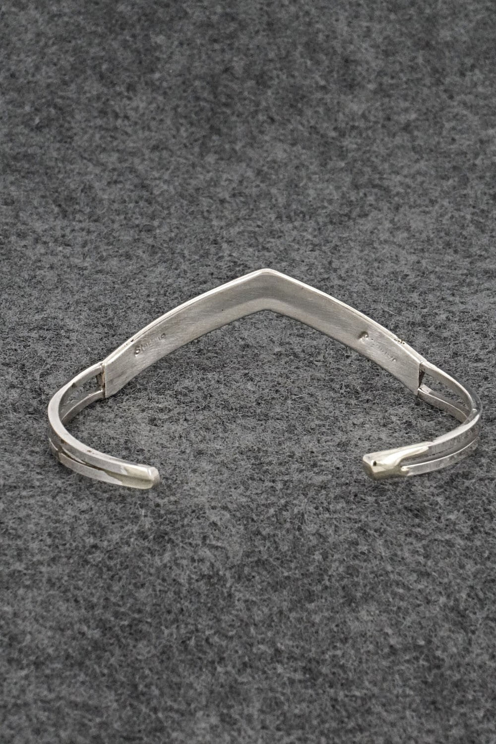 White Buffalo & Sterling Silver Inlay Bracelet - Jamie Johnson