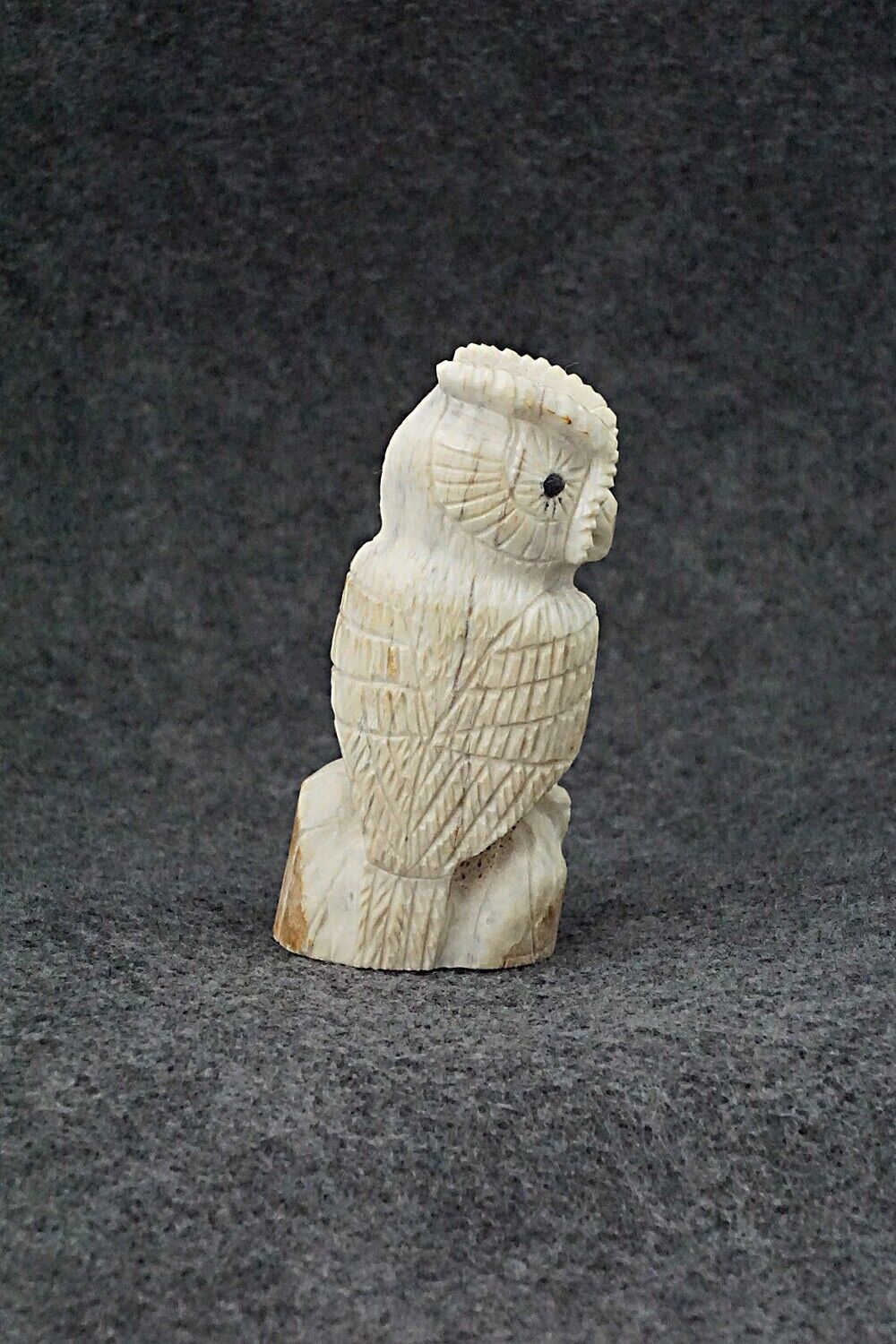 Owl Zuni Fetish Carving - Chris Peina