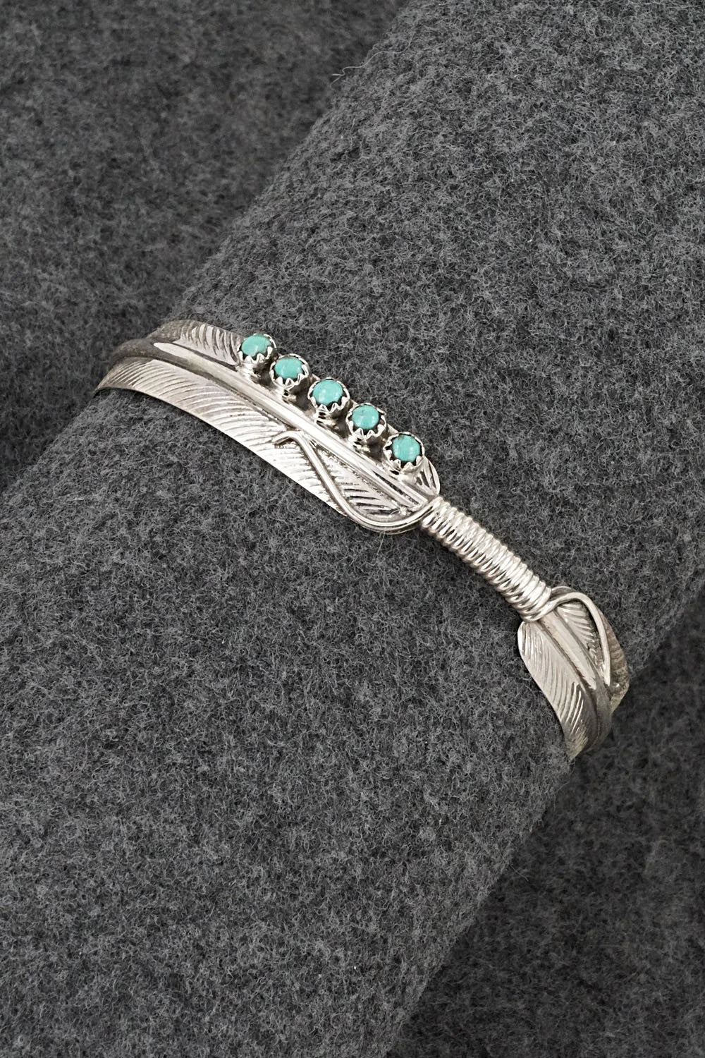 Turquoise and Sterling Silver Bracelet - Aaron Davis