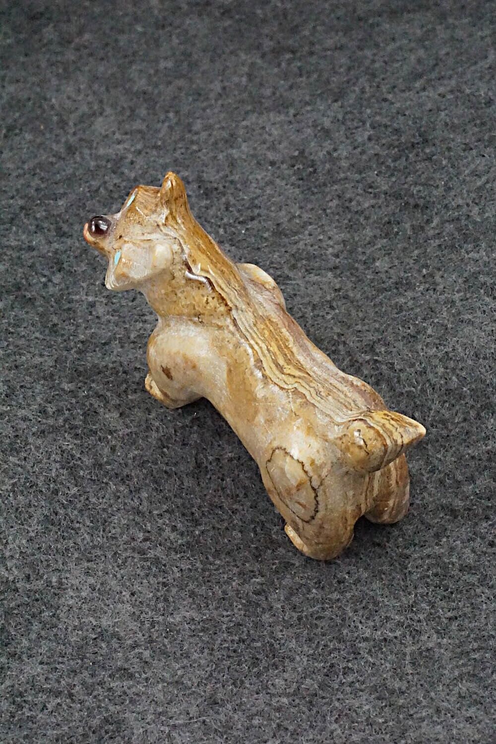 Bobcat Zuni Fetish Carving - Freddie Leekya