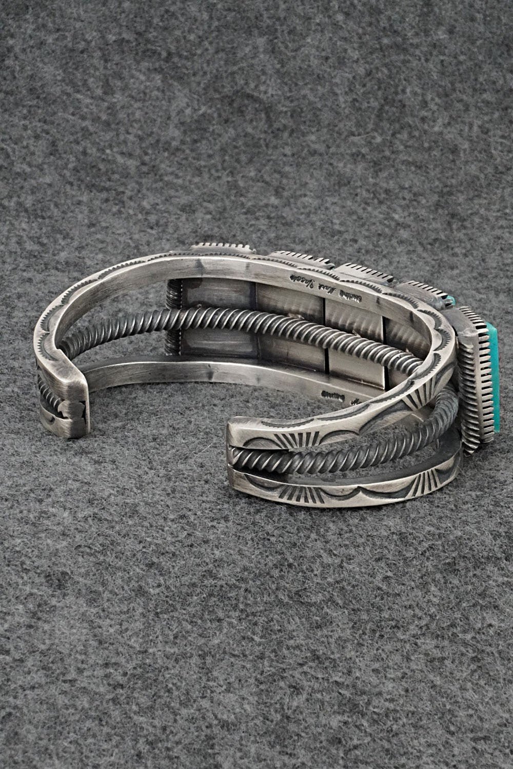 Turquoise & Sterling Silver Bracelet - Mark Yazzie
